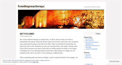 Desktop Screenshot of fromthepreacherspc.org